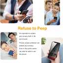 3 x PEHAEL 3 Pack for iPhone 17e/iPhone 16e/iPhone 14/iPhone 13/iPhone 13 Pro Privacy Screen Protector Full Coverage Anti-Spy Tempered Glass Film 9H Hardness Easy Installation Bubble Free [6.1 inch]