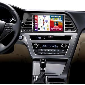 [Fuluku] 2+64GB 9" Android 15 Car Radio for Hyundai Sonata 2015-2017 (LHD)
Wireless Carplay Android Auto Mirror Link 9" Touch Screen Car Radio with GPS, Backup Camera, BT, FM/RDS, EQ, WiFi, SWC