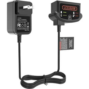 LCS1620B 20V Battery Charger, Replacement for Black and Decker 20V Lithium Battery Charger, Compatible with Black and Decker 12V 20V MAX Battery LBXR20 LBX20 LBX4020 LBXR2020.
