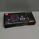 Half Hand Gaming Keyboard and Mouse Combo Laelr 35 Keys PUBG Wired Mechanical RGB Backlit Keyboard with Wrist Rest Wired Gaming Mouse Converter for Android iOS Phone Game Not Support iOS 13.4 & Above (350*185*50mm)