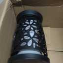 Solar Lanterns Outdoor Waterproof,Flickering Flames Outdoor Solar Lights,Hanging Lanterns Decoration Lighting for Table, Garden, Patio, Tree, Yard, Driveway (1 Pack)