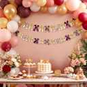 KatchOn, Pre-Strung Bow Ribbon Garland - Pack of 2, 10 Ft | Hanging Bow Banner for Bachelorette Party Decorations Modern Bridal Shower Decor | Valentines Day Decorations | Galentines Day Decorations