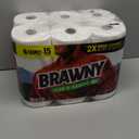Brawny® Tear-A-Square® Paper Towels, 6 Triple Rolls = 15 Regular Rolls