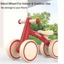SEREED Baby Balance Bike for 1 Year Old Boys Girls 12-24 Month Toddler Balance Bike, 4 Wheels Toddler First Bike, First Birthday Gifts