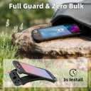 DaierTek Silicone Case for Switch 2(2025) Black Soft Rubber Cover Protector Anti-Scratch Grip Design for Switch2 and Joy-con Anti-Scratch Anti-Slip