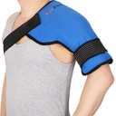 LotFancy Shoulder Ice Pack Rotator Cuff Cold Therapy, Reusable Gel Hot Cold Compression Wrap Brace for Sport Injuries, Inflammation, Tendonitis, Pain Relief, Recovery After Surgery