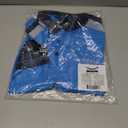 LULY YANG DSP Men's Active Polo - Short Sleeve (Blue, XS)