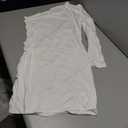 Women's Fashion Mini Dress Casual Asymmetrical Neck Slim Fit Dress Size 05