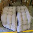 Porch Swing Cushion Three Seat Waterproof, Khaki, 40x60in