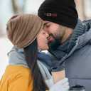 AWAYTR Women's Slouchy Beanie Chunky Knit Winter Hat Oversized Plush-Lined Warm Slouch Hat (Khaki)