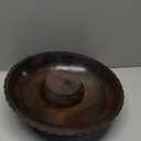 Mango Wood Decorative Wooden Bowl Hand Carved Home Decor for Dining Table Center, Living Room, Kitchen Décor (12" x 12' x 4.75")