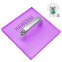 HTV Cooling Block for Heat Press,Heat Transfer Projects Cooing Tool,7" x 7"-Cooling Fast & Distribute Temperature Evenly,Accessories for Sublimation,Iron on Vinyl,DTF Film,Transfer Paper-Purple