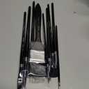 ARTEGRIA Watercolor Brush Set, 9 Professional Soft Synthetic Squirrel Paint Brushes, Including Round Detailers, Flat Wash, Rigger, Rake, Fan, Angled Shader