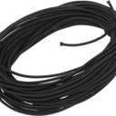 2 MM Heavy Round Elastic Cord, 10 Yards (Black)