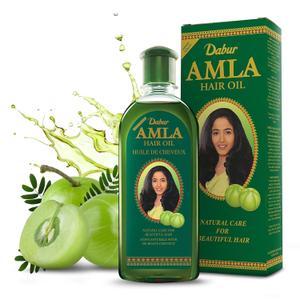 Dabur Amla Hair Oil  Nourishing Herbal Oil with Pure Amla and Botanical Extracts for Healthy, Moisturized Scalp, Strong, Shiny Hair  Ayurvedic Strengthen Roots for Men & Women  300 ml