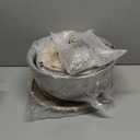 AIKKIL Mixing Bowls with Airtight Lids, 20 piece Stainless Steel Metal Nesting Bowls, NonSlip Silicone Bottom, Size 7, 3.5, 2.5, 2.0,1.5, 1,0.67QT Great for Mixing, Baking, Serving (Khaki)