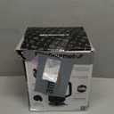 Elite Gourmet EKT8717 1.7L Dual Wall Cool Touch Electric Tea Kettle, Borosilicate Glass, 304 Stainless Steel Interior, Programmed Digital Touchscreen, Keep Warm, Auto Off & Audible Indicator, Black (1.9 Quarts)