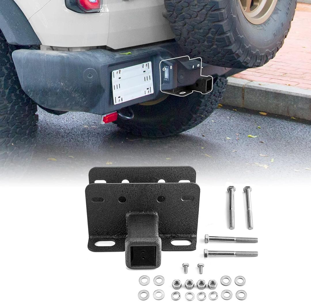 Wsays 2" Tow Hitch Receiver, Class 3 Towing Trailer Hitches Compatible with Ford Bronco 2/4 Door 2021-2024