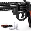 1:1 Revolver Building Blocks Sets - 300 PCS Model Collection Toy Building Bricks Set Shootable - Simulation Militarily Toy Lovers for Kids and Adults Gift