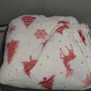 Softan Christmas Fleece Sheets Full Size, Flannel Like Soft, Fuzzy Warm Plush Sheets, Velvet Polar Microfleece Bedding for Winter, Deer Print Red