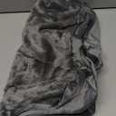 Furhaven Replacement Dog Bed Cover Plush & Velvet L Shaped Chaise, Machine Washable - Platinum Gray, Jumbo (X-Large)