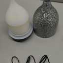 InnoGear Oil Diffuser, Aromatherapy Diffuser for Essential Oils 150ml Scent Diffuser Ultrasonic Cool Mist Humidifier with 2 Mist Modes 7 Color Lights Waterless Auto Off for Room Office, Shiny Silver