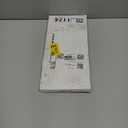 Small Wristlet Wallets for Women Keychain Wristlet Wallet RFID Blocking Key Chain Wallet With Zipper Coin Pocket,2 Id Window (Brown)