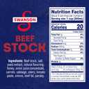SWANSON S Beef Stock, 32 oz Carton (EXP 08/15/26)
