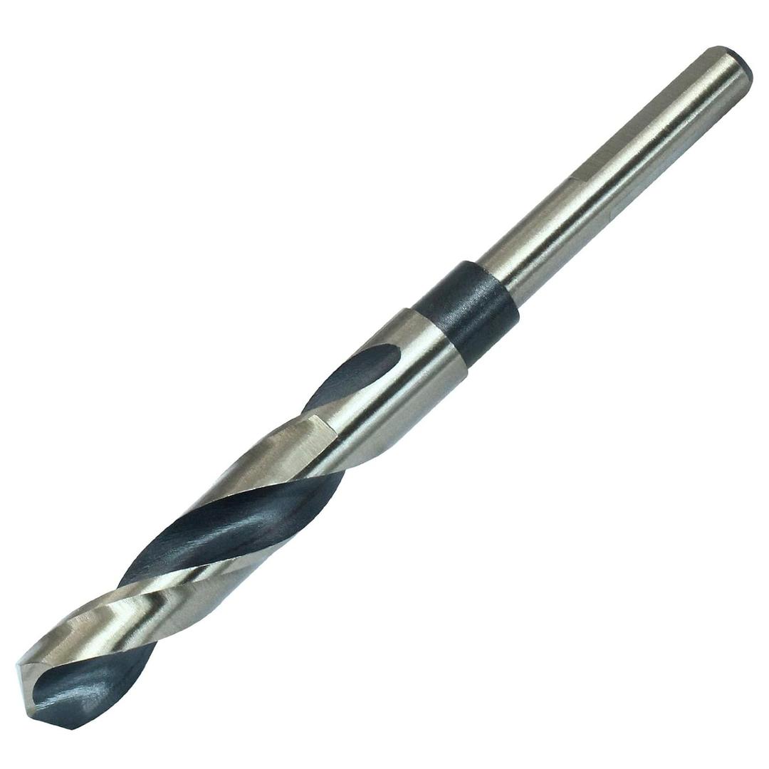Litoexpe Reduced Shank Twist Drill Bits 14.5mm with 10mm (3/8") Shank, Titanium Coated High Speed Steel 4341, Ideal for Stainless Steel Aluminum Alloy Metal Copper Plastic Wood