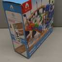 102Pcs Wooden Train Set for Toddlers, Wooden Train Track - Expandable and Changeable, Safe Educational Train Toys Gift for Boys & Girls Kids Ages 3-5 4-8, Compatible with All Major Brands