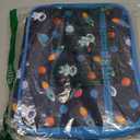 Bagseri Lunch Bag for Boys - Kids Lunch Bag Insulated Leak-Proof and Reusable Kids Lunch Box with Water Bottle Holder Toddler Lunchbox for Daycare and School, Dark Blue Space Astronaut