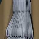 NEATERIZE Clothes Hangers 50 Pack White - Plastic Hangers - Ganchos Colgar Ropa