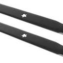 193957 Mower Blades Fit for AYP Craftsman 38" Deck, 138497 High Lift Blades Replace for Craftsman Hu sqvarna Pou LAN 134148 127842, Oregon 195-033, 2 Pack