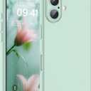 2 x SUPFINE Designed for iPhone 16 Plus Case,Premium Liquid Silicone with [Soft Anti-Scratch Microfiber Lining][Upgraded Camera Protection] Slim Shockproof Phone Case for Men Women Girls,Aquamarine