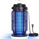 YISSVIC Bug Zapper Outdoor Indoor Waterproof Electric Mosquito Lamp Fly Zapper Killer Effective 4200V Plug in for Home Patio Office Courtyard