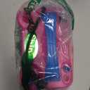 IDAODAN Electric Balloon Pump, Portable Electric Balloon Blower Machine Balloon Air Pump Dual Nozzle Rose Red 110V 600W Balloon Inflator for Party Decorations