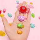 40-Piece Colorful Mini Resin Turtles Set Multi-Size Collection, Small Medium Large Turtle Figurines for Ocean Theme Decor, DIY Crafts, Fairy Garden, Party Supplies