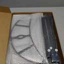 Suchek Garden Hose Holder, Upgraded 4 Spikes Water Hose Holder, Heavy Duty Hose Stand Holds 150ft Hose, Freestanding Hose Hanger, Hose Storage Organizer for Outside Yard Lawn (Black)