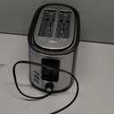 Hamilton Beach 2 Slice Extra Wide Slot Toaster with Bagel & Defrost Settings, Shade Selector with 7 Browning Levels, Toast Boost, Auto Shutoff, Black & Stainless Steel (22633)