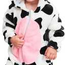 Baby Animal Costumes Unisex Toddler Outfit Halloween Dress Up Romper (12-18 Months/Height 29"-31", Cow)