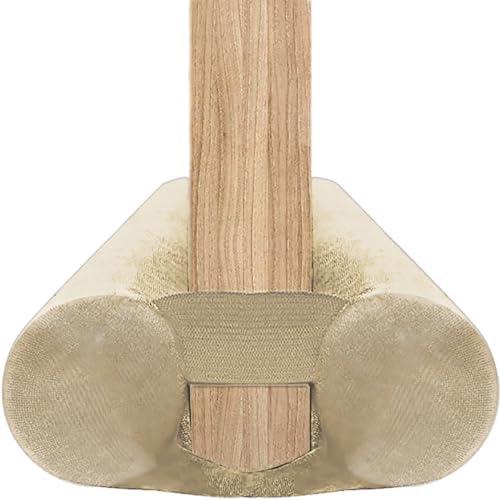 BKSAI Door Draft Stopper for Doors No Adhesive Draught Excluder Under Door Wind Blocker for Bottom of Door, Reduce Noise Draught Excluder Sweep Sound Proof (Beige 24-29IN / Distance Under The Door 1IN)