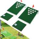 SPRAWL Golf Cornhole Set Exciting Golf Chipping Game Chip Shot Game for Tailgate Beach Backyard Man Cave (10K white)