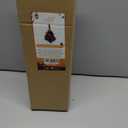 Sunnyglade 21.6 30 LED Halloween Black Spooky Tree Glittered with Purple Lights & 12 Pumpkin Decorations,Battery Powered for Halloween Indoor Tabletop Decoration