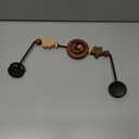 Toy Bar Compatible with Baby Bjorn Bouncer Toy Bar for Baby Bouncer, Durable Wooden Baby Bouncer Toy Bar Attachment, Rotatable Baby Sensory Toy (Natural Wood Colors)