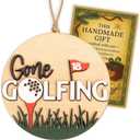 2 x Golf Lover Ornament, Golf Ornaments for Christmas Tree 2026, Christmas Ornaments 2026, Unique Ornament Gift for Men and Women, Holiday Tree Decorations for Sports Fans, Golfer Gift