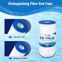 TA-VIGOR C900 Pool Filter Fits Hayward C900, CX900RE, Pleatco PA90, 1 Pack