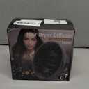 Hair Diffuser, Diffuser Attachment for Hair Dryer, Hair Diffuser for Curly Hair, Universal Diffuser for 1.5-2.5" Hair Blow Dryer Long Thick Curly Wavy Hair, Hair Attchment for Women, Black