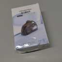 Car Ashtray with Lid, Portable Smokeless Automotive Ashtray with LED Light, Windproof, Modern Style, Black & Golden