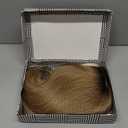 NOBLE Honey Blonde Lace Front Bob Wigs for Women T Part HD Lace Front Wigs with Brown Roots Synthetic Long Bob Wigs for Party and Daily Use (Ombre Brown Blonde with Dark Root Color) (12.5 Inch)