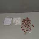 Chunful 24 Set Graduation Gift Keychain Class of 2025 Graduation Tassel Keychain Inspirational Cards College Graduate(Red)